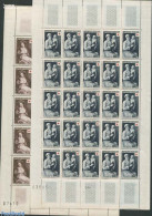 France 1953 Red Cross 2 Sheets, Mint NH, Health - Red Cross - Unused Stamps