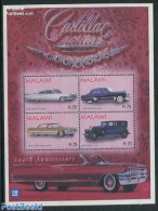 Malawi 2003 100 Years Cadillac 4v M/s, Mint NH, Transport - Automobiles - Automobili