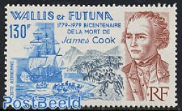 Wallis & Futuna 1979 James Cook 1v, Mint NH, History - Transport - Explorers - Ships And Boats - Explorateurs