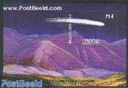 Lesotho 1986 Halleys Comet S/s, Mint NH, Science - Astronomy - Halley's Comet - Astrología