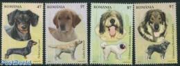 Romania 2012 Dogs 4v, Mint NH, Nature - Dogs - Nuovi