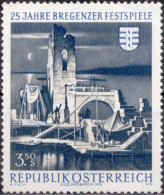 1970, Austria, Bregenz Festival, Anniversaries And Jubilees, Festivals, Musical Comedies, Ruins, MNH(**), Mi: 1334 - Ongebruikt