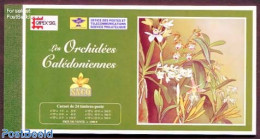 New Caledonia 1996 CAPEX, Orchids Booklet, Mint NH, Nature - Flowers & Plants - Orchids - Philately - Stamp Booklets - Nuevos