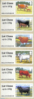Great Britain 2012 Post & Go, Farm Animals 5v S-a, Mint NH, Nature - Animals (others & Mixed) - Cattle - Ongebruikt