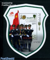 Macao 2009 10 Years Army Of Liberty S/s, Mint NH, History - Various - Militarism - Uniforms - Ongebruikt