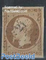 France 1852 10c, Brown Yellow, Used, Used - Usados