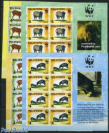 Philippines 1997 WWF, Animals 4 M/ss, Mint NH, Nature - Animals (others & Mixed) - World Wildlife Fund (WWF) - Philippinen