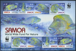 Samoa 2006 WWF, Fish M/s, Mint NH, Nature - Fish - World Wildlife Fund (WWF) - Peces