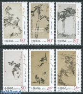 China People’s Republic 2002 Zhu Da Paintings 6v, Mint NH, Nature - Birds - Art - East Asian Art - Paintings - Unused Stamps