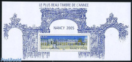 France 2006 Nancy, Most Beautiful Stamp Of 2005 Special S/s, Mint NH - Ungebraucht