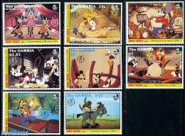 Gambia 1992 60 Years Goofy 8v, Mint NH, Transport - Ships And Boats - Art - Disney - Barche
