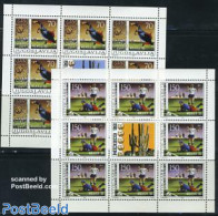 Yugoslavia 1986 Football Games 2 M/ss, Mint NH, Nature - Sport - Cacti - Football - Unused Stamps