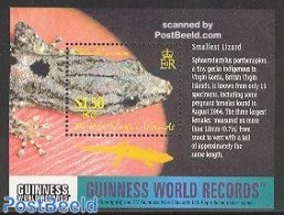 Virgin Islands 2002 Reptiles S/s, Mint NH, Nature - Reptiles - Iles Vièrges Britanniques