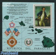 Paraguay 1978 Captain Cook S/s, Mint NH, History - Explorers - Explorateurs