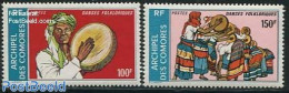 Comoros 1975 Local Dances 2v, Mint NH, Performance Art - Dance & Ballet - Dance