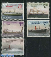 New Zealand 2012 Great Voyages 5v, Mint NH, Transport - Ships And Boats - Ungebraucht