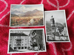 3x AK "INNSBRUCK TIROL HISTORISCH - TOLLE ANSICHTEN" SCHÖNE ALTE POSTKARTEN VINTAGE ANTIK SW NOSTALGIE HEIMAT SAMMLER - Innsbruck