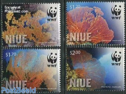 Niue 2012 WWF, Corals 4v, Mint NH, Nature - World Wildlife Fund (WWF) - Niue