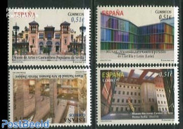 Spain 2012 Museums 4v, Mint NH, Art - Museums - Unused Stamps
