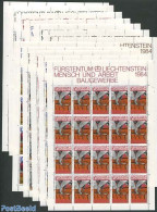 Liechtenstein 1984 Definitives 12 M/ss, Mint NH - Ungebraucht
