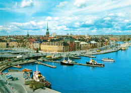 73588908 Stockholm Utsikt Oever Skeppsbron Fliegeraufnahme Stockholm - Suède