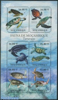 Mozambique 2011 Turtles 6v M/s, Mint NH, Nature - Reptiles - Turtles - Mozambico