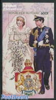 Chad 1984 Charles & Diana S/s, Imperforated, Mint NH, History - Charles & Diana - Kings & Queens (Royalty) - Autres & Non Classés