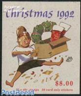 Australia 1992 Christmas Booklet, Mint NH, Religion - Christmas - Stamp Booklets - Unused Stamps