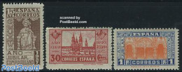 Spain 1937 Holy Year 3v, Mint NH, Religion - Religion - Ongebruikt