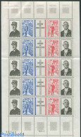 France 1971 Charles De Gaulle M/s With 5 Sets, Mint NH - Nuevos