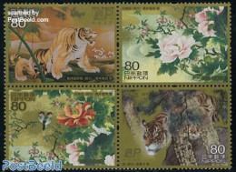 Japan 2010 Philately Week 4v [+], Mint NH, Nature - Cat Family - Flowers & Plants - Nuovi