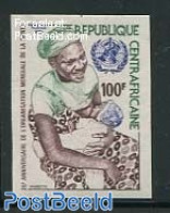 Central Africa 1974 26 Years W.H.O. 1v, Imperforated, Mint NH, Health - Food & Drink - Alimentación