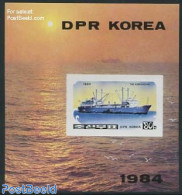 Korea, North 1984 Ships S/s, Imperforated, Mint NH, Transport - Ships And Boats - Boten