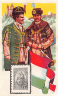 Cacao Et Chocolat - La Poste Internationale - Flag And Stamp Chromo Kwatta -  Hungary - Altri & Non Classificati