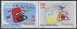 Albania 2012 100 Years Post & Telecommunication 2v [:], Mint NH, Science - Telecommunication - Post - Télécom