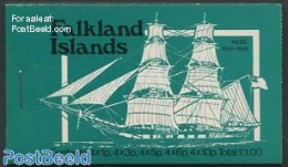Falkland Islands 1978 Ships Booklet, Mint NH, Transport - Stamp Booklets - Ships And Boats - Unclassified