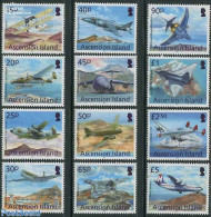Ascension 2013 Definitives, Planes 12v, Mint NH, Transport - Aircraft & Aviation - Airplanes