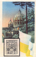 Cacao Et Chocolat - La Poste Internationale - Flag And Stamp Chromo Kwatta -  Vatican - Altri & Non Classificati