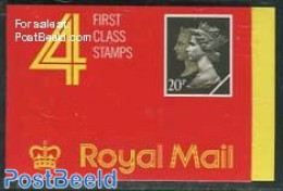 Great Britain 1990 Definitives Booklet, 4x20p, Walsall, Mint NH, Stamp Booklets - Nuevos