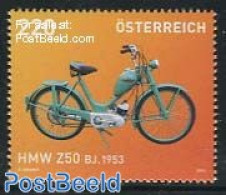 Austria 2013 HMW Z50 (1953) 1v, Mint NH, Transport - Motorcycles - Nuovi