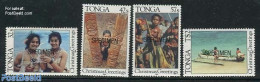 Tonga 1986 Christmas 4v, SPECIMEN, Mint NH, History - Religion - Transport - Christmas - Ships And Boats - Noël