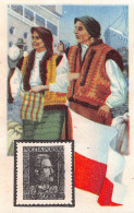 Cacao Et Chocolat - La Poste Internationale - Flag And Stamp Chromo Kwatta -  Poland - Other & Unclassified