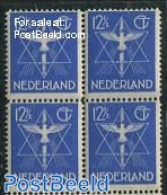 Netherlands 1933 Peace 1v, Block Of 4 [+], Mint NH, History - Peace - Nuevos