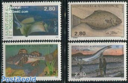 Saint Pierre And Miquelon 1993 Fish 4v, Mint NH, Nature - Fish - Fische