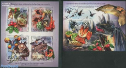 Togo 2011 Bats 2 S/s, Mint NH, Nature - Animals (others & Mixed) - Togo (1960-...)
