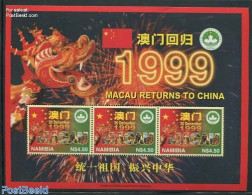 Namibia 1997 Macau To China S/s, Mint NH - Namibia (1990- ...)