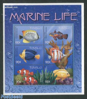 Tuvalu 2000 Marine Life 6v M/s, Mint NH, Nature - Fish - Peces