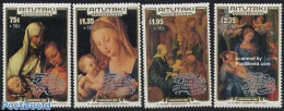 Aitutaki 1986 Visit Of Pope John Paul II 4v, Mint NH, Religion - Pope - Religion - Art - Dürer, Albrecht - Paintings - Popes