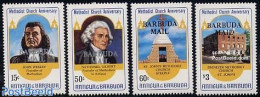 Barbuda 1983 Methodists 4v, Mint NH, Religion - Churches, Temples, Mosques, Synagogues - Religion - Chiese E Cattedrali