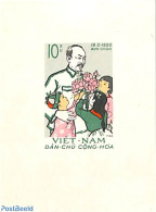 Vietnam 1960 HO CHI MINH BLOCK, Mint NH, Nature - Flowers & Plants - Other & Unclassified